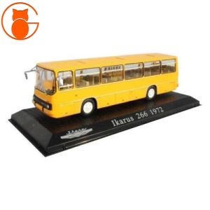 ماکت فلزی اتوبوس Ikarus 266 1972 مقیاس 1/72 زرد